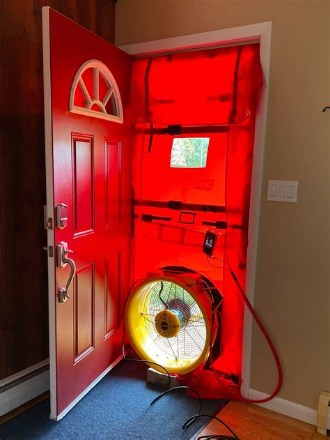 blower door testing video